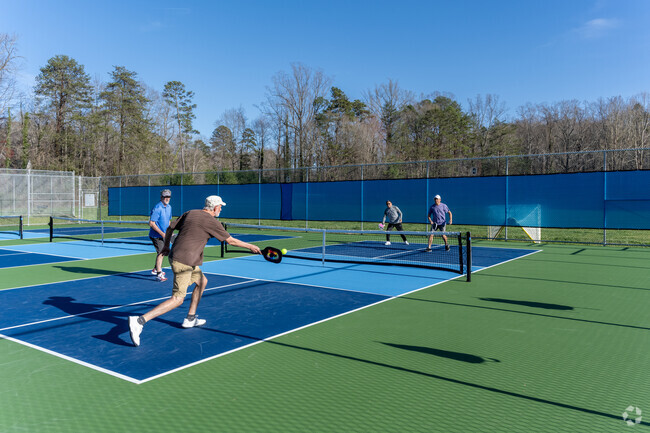 Meet up with friends and enjoy a few games of pickleball at Shaffner Park in Winston-Salem.
