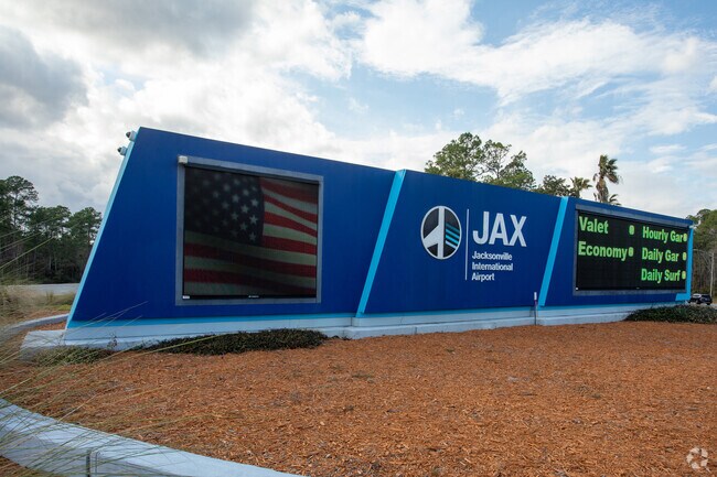 The Jacksonville International Airport is about 25 miles from Orange Park.