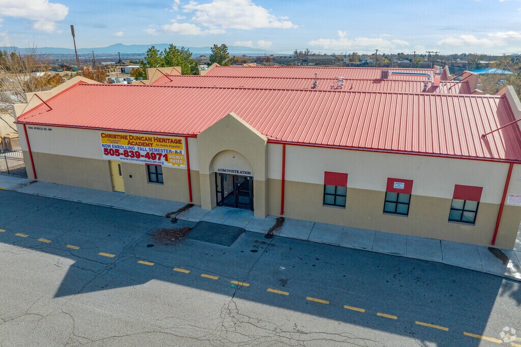 Front entrance of Christine Duncan Heritage Academy.