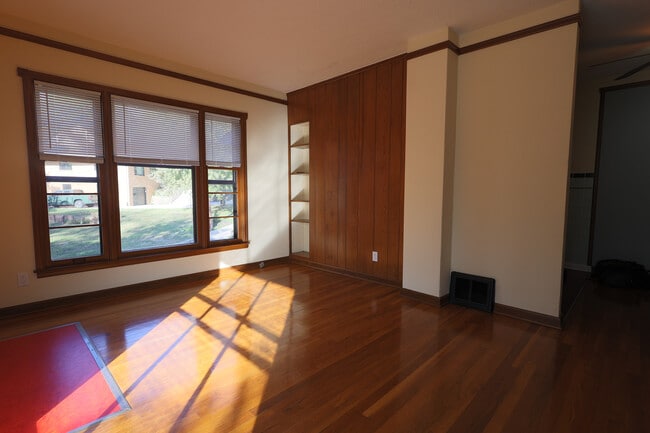bookcase in living room
