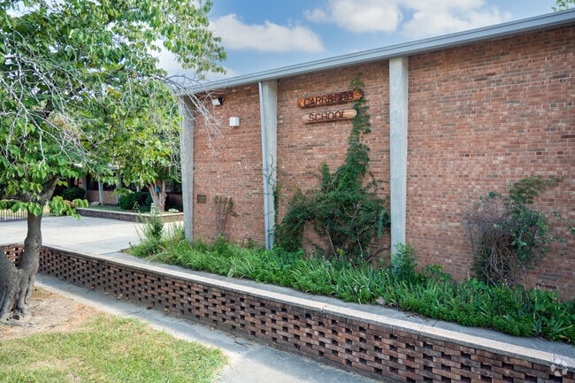 Carrboro Elementary School is close to downtown Carrboro.
