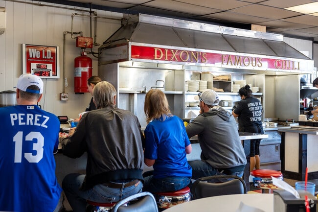 For highly rated food in the area, try tacos, chili dogs & more at Dixon's Famous Chili Parlor.