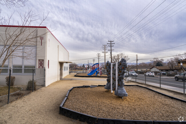 The playground at Veterans Memorial Elementary School.