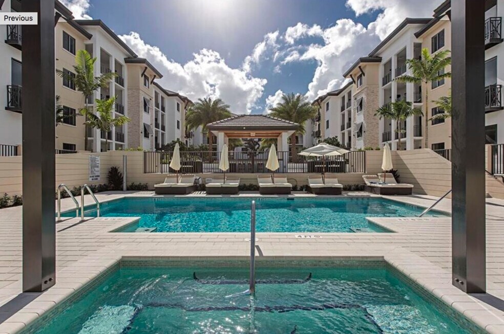 Heated salt water pool and spa
