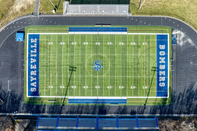 Sayreville War Memorial High School offers a top level playing field for their Bombers.