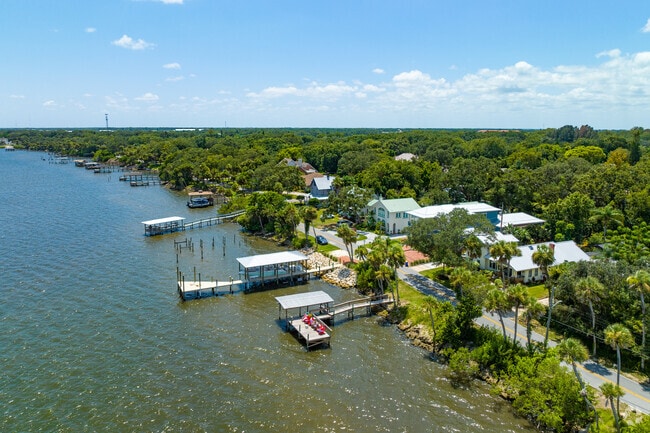 Virtually every home on the river has a dock in Rockledge.