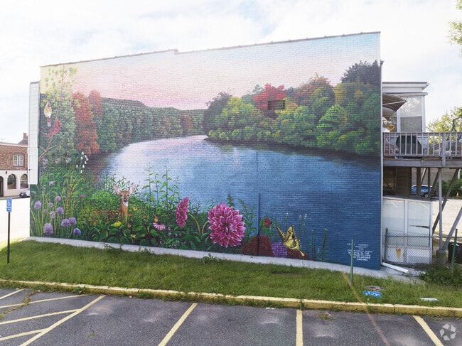 As you enter into Indian Orchard from Ludow you see a beautiful mural.