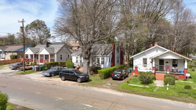 Enderly Park’s modest homes offer a snapshot of the neighborhood’s residential style.