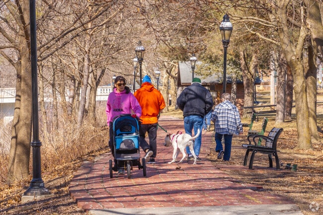 Flushing Riverview Trail is a local favorite for riverside walks at all times of the year.