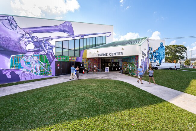 The Treme Recreation Community Center hosts a variety of neighborhood events.