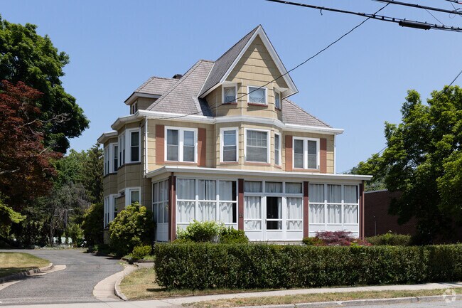 Colonial-style homes with English and Dutch architecture stand out in Montvale.