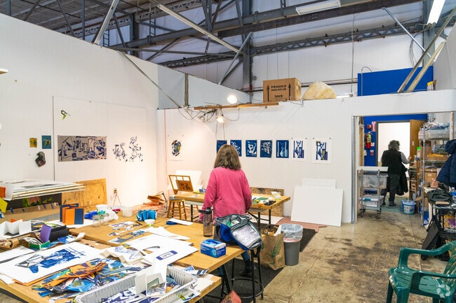 Many artists take pride in having a studio in Upper Washington-Spring Street, Boston.