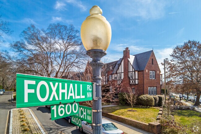 Welcome to Foxhall, a historic neighborhood in northwest Washington, DC.