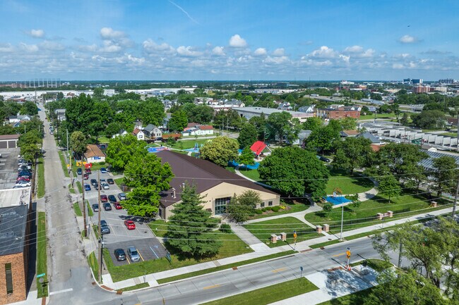 Kelly Park is located next to Concord Neighborhood Center.