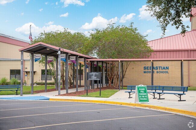 Sebastian Middle School is home to over 800 students from the St. Augustine Beach area.