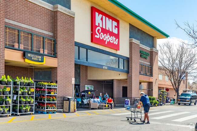 For groceries visit King Soopers near Wellshire in the University Hills Shopping Mall.