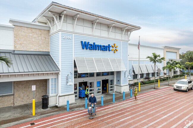 You can find all your home necessities near the Jupiter Park at Walmart.