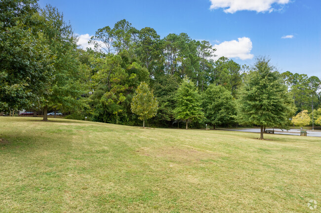 M. A. Jones Elementary School also has a large green space for activities.