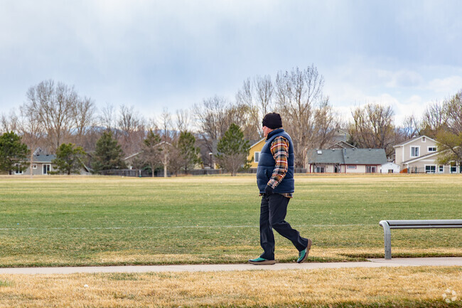 Trail Winds Park and Open Space in Thornton is a great place for walking, playing soccer, and skateboarding.
