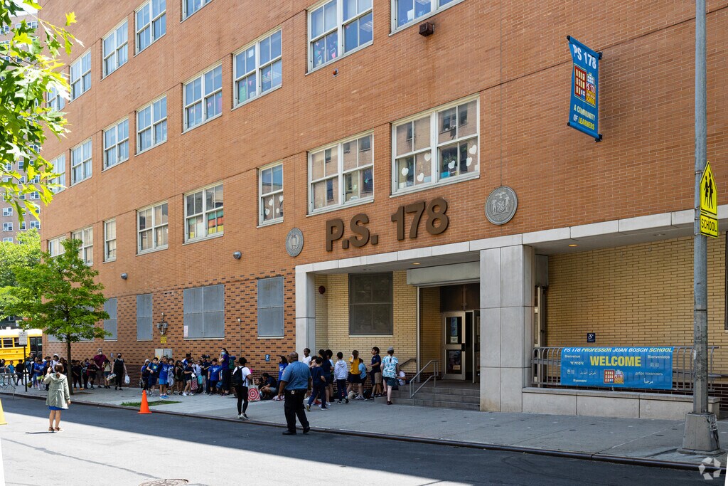 P.S. 178 Professor Juan Bosch Public School is off the main area of Fort George, New York.
