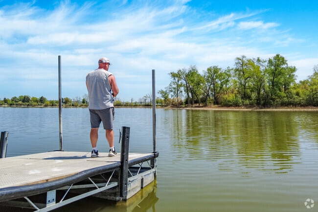 Mabrey Park is a great place to go fishing in Carter Lake.