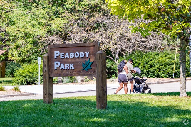 The Peabody Park neighborhood gets its name from the park at its center.