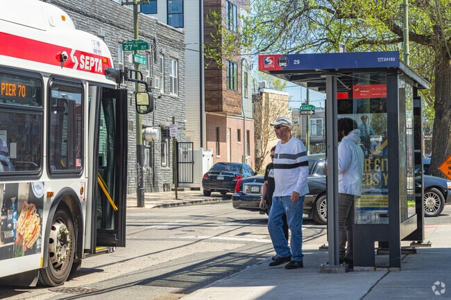 If you need a ride to the city, SEPTA has bus stops all throughout Grays Ferry.