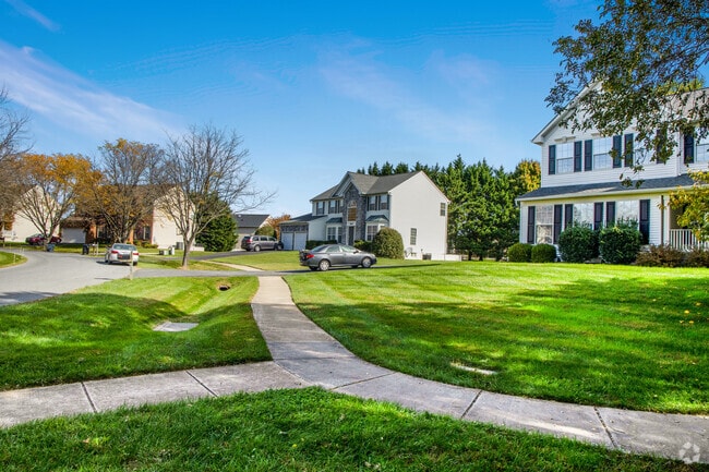 Curb appeal makes walking the Boyds neighborhood a treat.