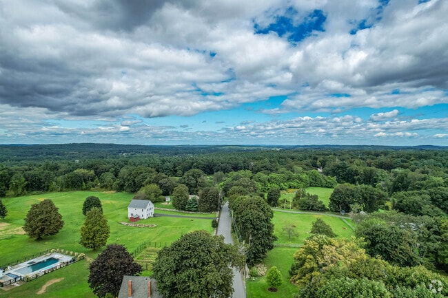 Large farmland and open green space is what makes up the town of Boxborough.
