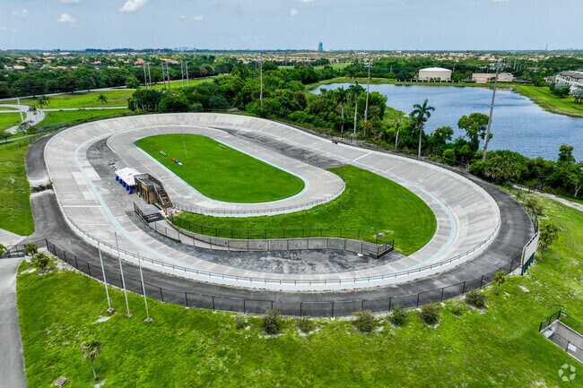 Brian Piccolo Sports Park and Velodrome bike features a purposely dedicated bicycle racing track.