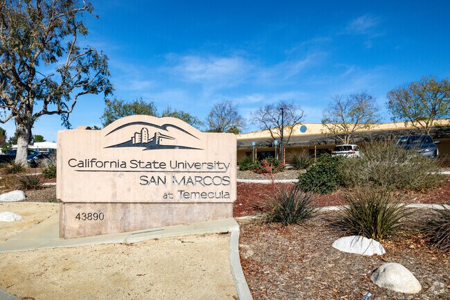 Find higher learning courses at the CSUSM next to Rancho Vista High School in Temecula.