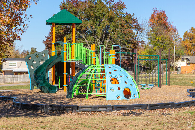 Ridgecrest Elementary students can expel all the pent up energy on the school playground.