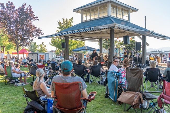 Enjoy a picnic while listening to live music at Concert by the Bay in Port Orchard.