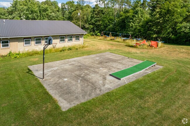 Shoot hoops at New Bethlehem Wesleyan Methodist School.