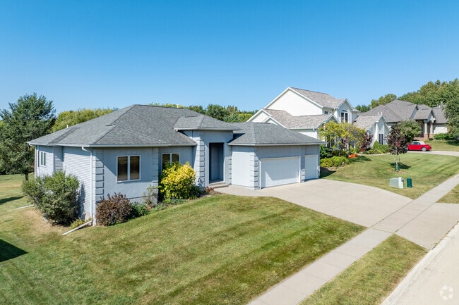 Bluffwood features a variety of homes built onto the wooded hills that line the city.