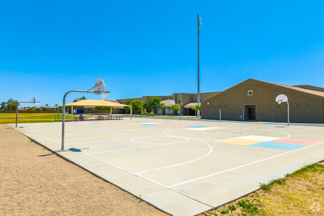 Enjoy this recreation wonderland at Santa Cruz Elementary School in Maricopa, Arizona.