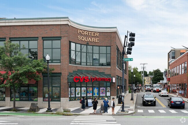 Porter Square shopping center has all kinds of essentials for its residents.