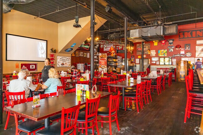 Skinny J's is one of Downtown Argenta's favorite watering holes.