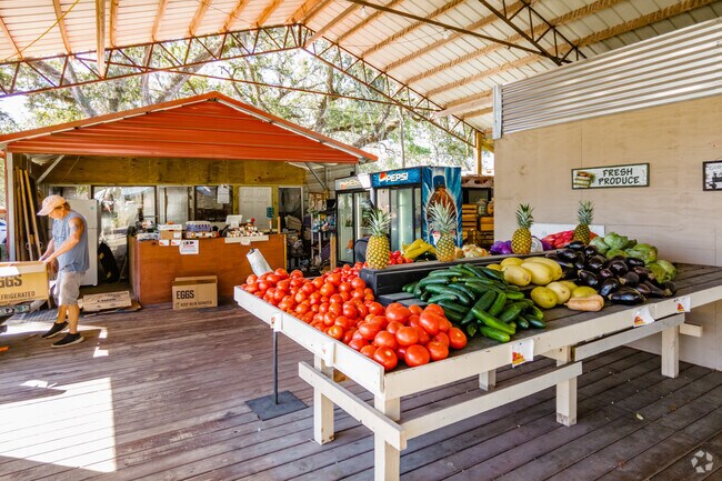 Local produce on display at Branchton Farms.