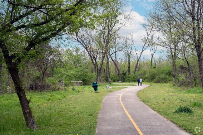 The Walnut Creek Trail runs through Raleigh's Garner Road neighborhood.