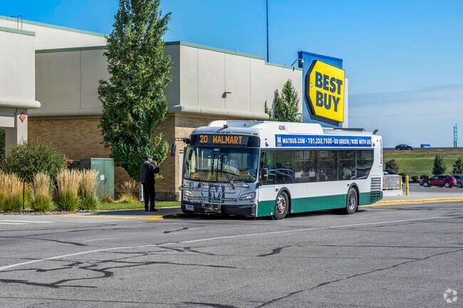 Matbus has a bus stop at West Acre Mall close to Village West.