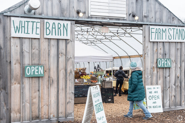 Run by White Barn Farmstand for fresh produce year round near Sheldonville.