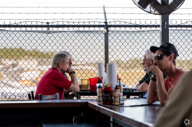 Airport Restaurant and Gin Mill is located right beside the DeLand Municipal Airport.