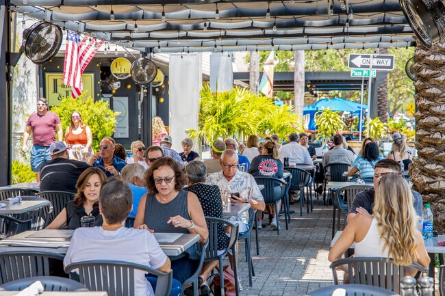 Enjoy the many restaurants around downtown St. Pete when you live in Greater Pinellas Point.
