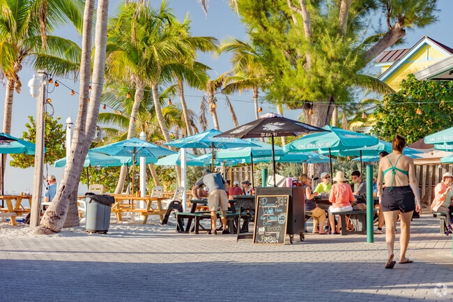 Many Captiva Island residents head to The Mucky Duck to enjoy fresh seafood, cold drinks, and one of the best sunset views on the island.