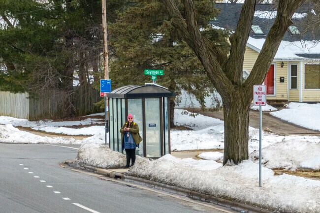 Schroeder Road in Greentree has two city bus lines that frequently run through the neighborhood.