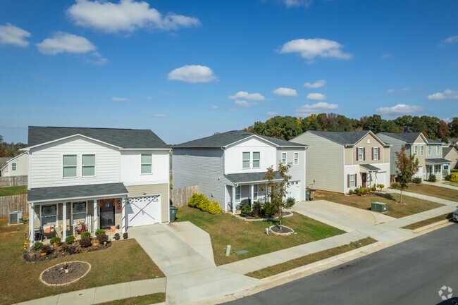 New traditional homes are very common throughout the McConnell neighborhood.