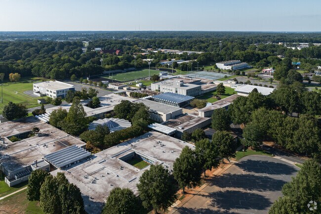 Garinger High School campus in Charlotte.