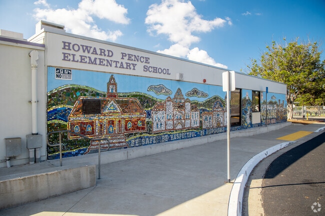 Howard Pence Elementary's mosaic is an impressive art installation.