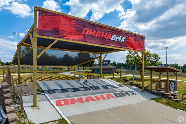 Near Park West, Hefflinger Park features a BMX track that hosts weekly races.